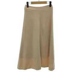 BEAUTY&YOUTH UNITED ARROWS　ウールスカート　ロング丈　無地　バックジップ　古着　/2406