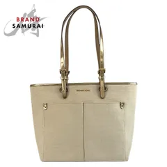 美品 Michael Kors マイケルコース ジェット セット トラベル ベージュ 35S4GTVT6C トートバッグ ショルダーバッグ レディース 504448【中古】