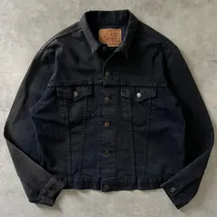 90s Levi's 70503 black denim jacket リーバイス 後染め ブラック