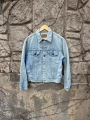 80s リーバイス ヴィンテージ 3rd ウォッシュ デニム トラッカー ジャケット m