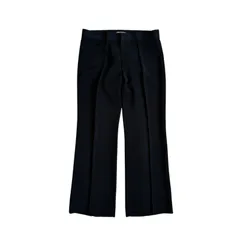 JUNYAWATANABE COMME des GARCONS / ジュンヤワタナベ コムデギャルソン 1997年製 アーカイブ センタープリーツスラックス ブラック Sサイズ 日本製