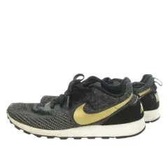 ナイキ NIKE MID RUNNER 2 ランニングシューズ スニーカー ローカット レースアップ メッシュ ロゴ  26.5cm 黒 ブラック /MN15 ■GY99