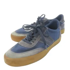 ポロ バイ ラルフローレン Polo by Ralph Lauren スニーカー ローカット レースアップ スエード 切替 ロゴ 8 26.0cm 紺 ネイビー /CK34 ■GY01