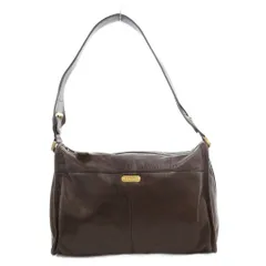 キプリング KIPLING ハンドバッグ ワンショルダー 肩掛け レザー ロゴ チャーム付き 茶 ブラウン /GV