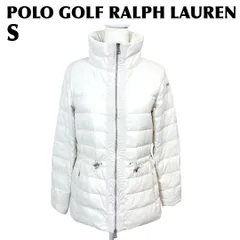 【美品】 POLO GOLF ダウンジャケット W絞り可能 S ホワイト
