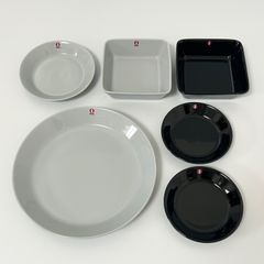 【廃盤色】 TEEMA 17cm プレート 6枚　ブラック 廃盤色】iittala TEEMA 17cm プレート 6枚 ブラック - メルカリ