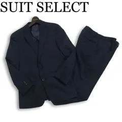 SUIT SELECT スーツセレクト 春夏 4S ストレッチ スリム★ スーツ セットアップ ジャケット スラックス Sz.Y5 メンズ 紺