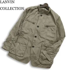 LANVIN COLLECTION ランバン コレクション 通年★ ミリタリー フィールド ジャケット Sz.50 メンズ 日本製 大きいサイズ