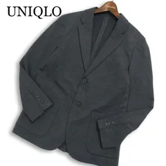 25SS★ UNIQLO ユニクロ 通年 コンフォート 2B テーラード ジャケット Sz.M メンズ 灰 グレー
