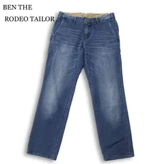 BEN THE RODEO TAILOR ラングラー × メンズビギ USED加工★ スリム デニム パンツ ジーンズ Sz.SS メンズ