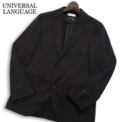 UNIVERSAL LANGUAGE ユニバーサルランゲージ 春夏 Breeze Cool★ テーラード ジャケット Sz.S メンズ 黒