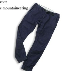 coen c.mountaineering Coen Year-Round Used-Finish 3D Cut Stretch Climbing Denim Pants Jeans Size S Men's