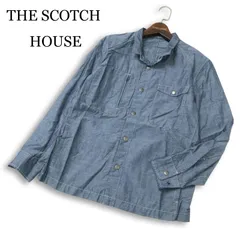 THE SCOTCH HOUSE スコッチハウス 春夏★ 麻 リネン混 ジャケット カバーオール Sz.S メンズ