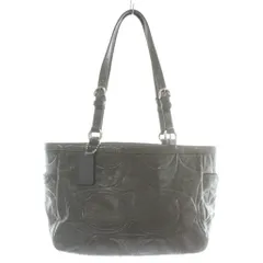 コーチ COACH トートバッグ エナメル ギャラリーステッチ シグネチャー 総柄 カーキ F18326 /XZ ■GY18