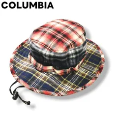 【極美品】 コロンビア COLUMBIA クレイジーチェック ネル素材 アドベンチャーハット バケットハット メンズ レディース ユニセックス