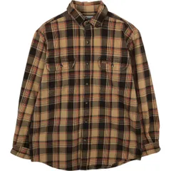 古着 00年代 カーハート Carhartt チェック柄 長袖 ワークシャツ メンズM相当/eaa612414