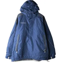 古着 90年代 コロンビア Columbia ハーフジップ 中綿マウンテンパーカー シェルジャケット パファージャケット メンズL相当/eaa615022