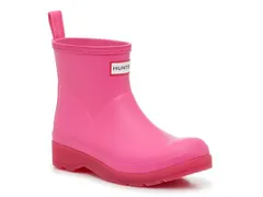 ハンター レディース シューズ ブーツ・レインブーツ HUNTER Original Play Short Waterproof Rain Boot Womens Magenta マゼンタ