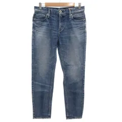 アッパーハイツ upper hights THE STELLA デニムパンツ ジーンズ スリムストレート ストレッチ 25 インディゴブルー /GV ■GY40