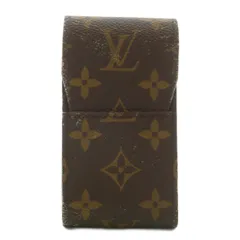 ルイヴィトン LOUIS VUITTON エテュイ モノグラム シガレットケース タバコケース PVC レザー 総柄 茶色 ブラウン M63024 /XZ ■OH ■GY18