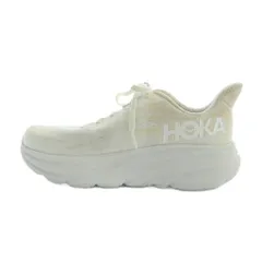 ホカオネオネ HOKA ONE ONE クリフトン9 スニーカー シューズ 靴 ロゴ 26cm 白 ホワイト ■GY40 /MQ
