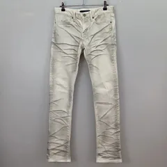 FUGA　サイズ42　Y2K デニムパンツ　ホワイトデニム　お兄　平成　ギャル　スキニー　日本製　グランジ　フーガ　【0111】