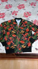 H&M 花柄ジャージ 100 バスト56 丈71