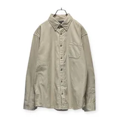 【古着】 Eddie Bauer エディーバウアー BDシャツ L ベージュ 綿100% 長袖 ボタンダウンシャツ L チノベージュ