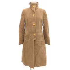 コスチュームナショナル CoSTUME NATIONAL ステンカラーコート コットンスエード ロング ベージュ /JS ■GY05