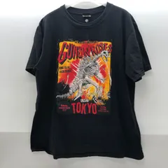 AGAINST Guns N' Roses Tシャツ TOKYO ゴジラ XLサイズ ブラック 黒 アゲインスト SGSF26-0579のサムネイル