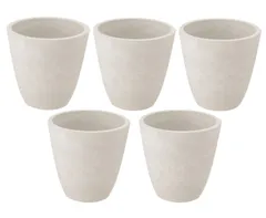 新品 リッチェル 鉢 プランター ボタニー プレーンポット 15型 直径15.3×高さ15.1cm 000669 ホワイト 5個入