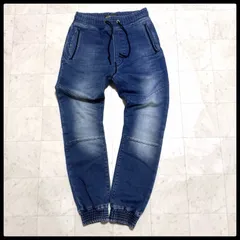 ZARA MAN ザラ ソフトデニム ジョガーパンツ インディゴ S