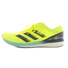 アディダス adidas アディゼロ ボストン 9 ADIZERO BOSTON 9 スニーカー ランニングシューズ ローカット US10.5 28.5cm 黄色 イエロー 黒 ブラック H68740 /XZ ■GY11