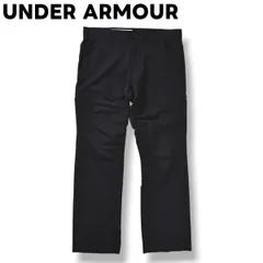 【定番】 アンダーアーマー UNDER ARMOUR ストレッチ ソフトシェル ナイロン パンツ ジップアップ 刺繍 ロゴ 82 ダークネイビー スポーツ カジュアル ウェア トレーニング タウンユース メンズ