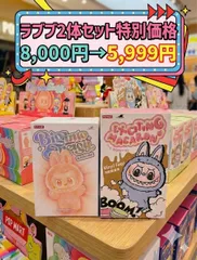 ⭐️メルカリ特別価格セット【新品未開封・2体セット】POP MART LABUBU ラブブ 限定セット
