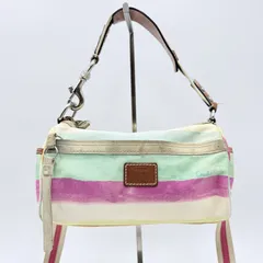 COACH（コーチ）ハンプトンズ ホーボーバッグ キャンバス マルチカラー ショルダーバッグ
