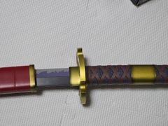 高級居合刀 濃緑柄 竹笹木瓜真鍮鍔 黒呂鞘 - メルカリ