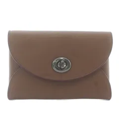 コーチ COACH カードケース 名刺入れ コインケース レザー 恐竜 レキシー ターンロック 茶色 ブラウン /XZ ■GY18