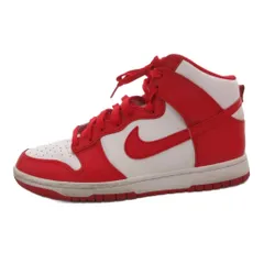 ナイキ NIKE Dunk High Championship White and Red スニーカー シューズ ハイカット 27cm 赤 レッド DD1399-106 /FF