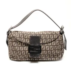 FENDI フェンディ ショルダーバッグ ズッキーノ マンマバケット キャンバス【中古】