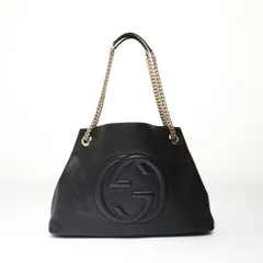 GUCCI グッチ ショルダーバッグ ソーホー インターロッキング ロゴ チェーンバッグ【中古】