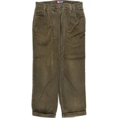 古着 ラルフローレン Ralph Lauren CHAPS チャップス ツータック コーデュロイパンツ メンズw36相当/eaa613975