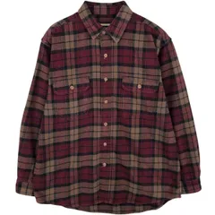 古着 フィールドアンドストリーム FIELD&STREAM 長袖 フランネルチェックシャツ メンズL相当/eaa614088