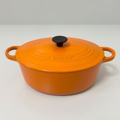☆美品！LE CREUSET ル・クルーゼ ココット オーバル 25cm 両手鍋