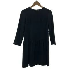 BEAUTY & YOUTH UNITED ARROWS　ワンピース　長袖　ひざ丈　無地　日本製　古着　/2408