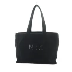 ヌメロヴェントゥーノ N°21 トートバッグ ハンド ナイロン ロゴ 黒 ブラック ■GY42 /MQ