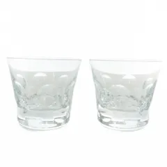 バカラ Baccarat ベルーガ タンブラー ロックグラス 2個セット 食器 ロゴ刻印 クリア /XZ ■GY18 