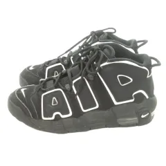 ナイキ NIKE AIR MORE UPTEMPO GS スニーカー ハイカット レースアップ 24cm 黒 ブラック 415082-002 /AH1 ■GY01