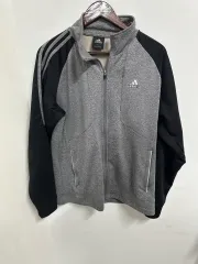 ヴィンテージ adidas アディダス トラックジャージ XL グレー/ブラック