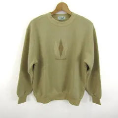 クロコダイル スウェット トレーナー トップス 長袖 裏起毛 ニット 日本製 メンズ Mサイズ ベージュ CROCODILE 【中古】のサムネイル
